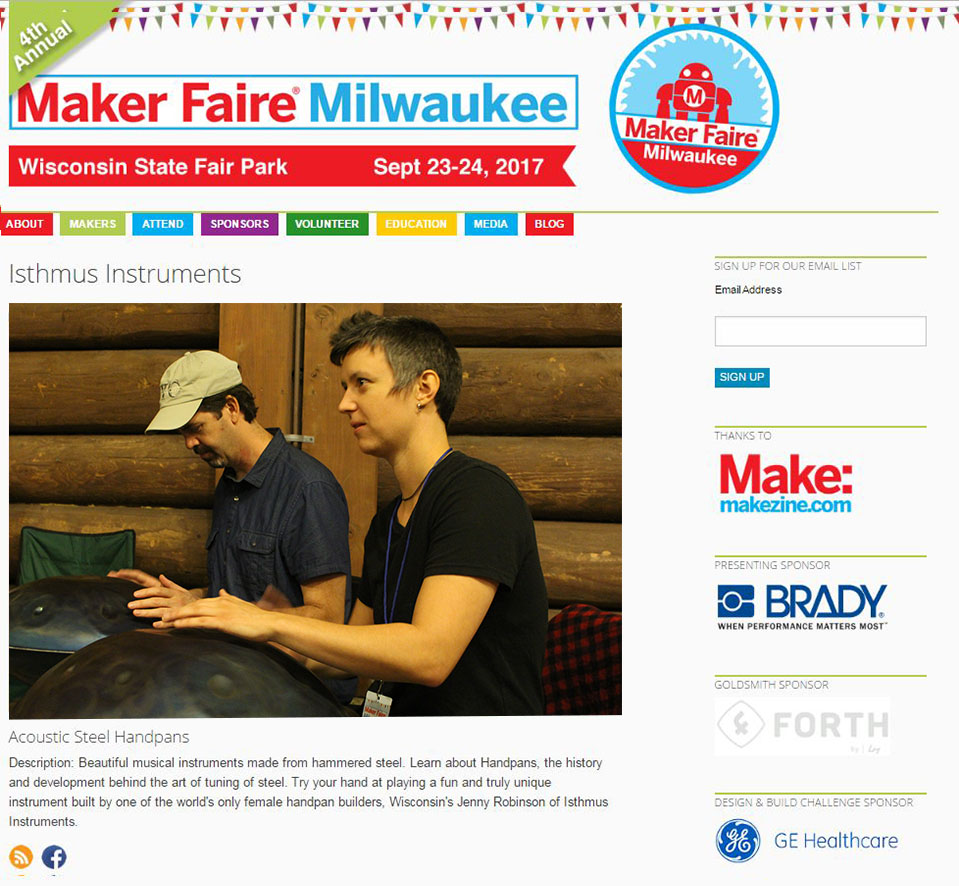 Maker Faire Handpan Demo